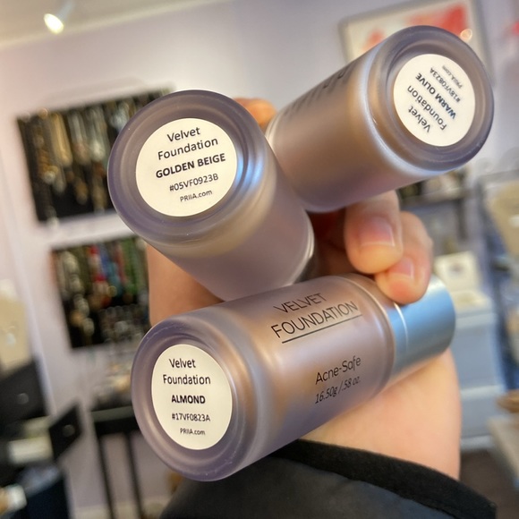 Brand New! Priia Minerale-derm Velvet Foundation - Acne Safe! - Picture 3 of 7